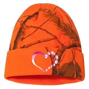 In October We Wear Pink Cute Cat Breast Cancer Awareness Kati Licensed 12" Camo Beanie