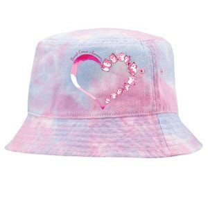 In October We Wear Pink Cute Cat Breast Cancer Awareness Tie-Dyed Bucket Hat