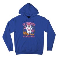 In October We Wear Breast Cancer Tooth Dental Halloween Great Gift Hoodie