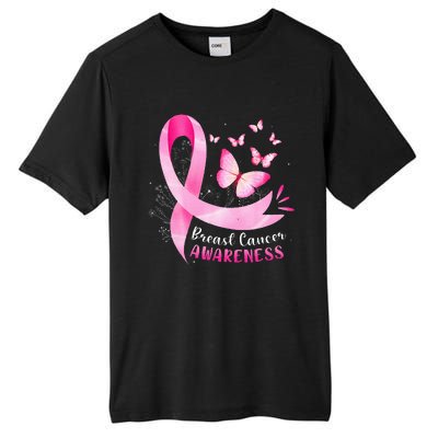 In October We Wear Breast Cancer Awareness Tall Fusion ChromaSoft Performance T-Shirt