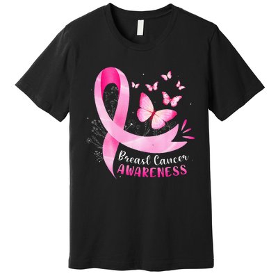 In October We Wear Breast Cancer Awareness Premium T-Shirt