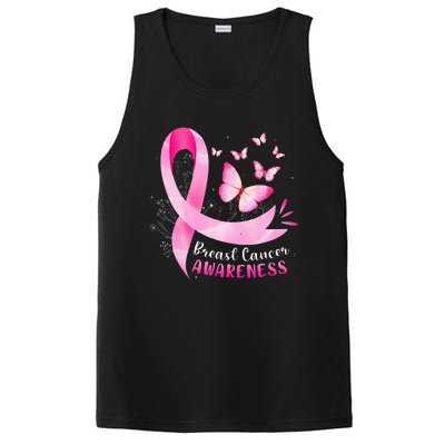 In October We Wear Breast Cancer Awareness PosiCharge Competitor Tank