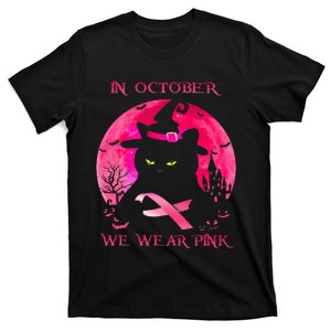 In October We Wear Pink Pumpkin Breast Cancer Awareness T-Shirt