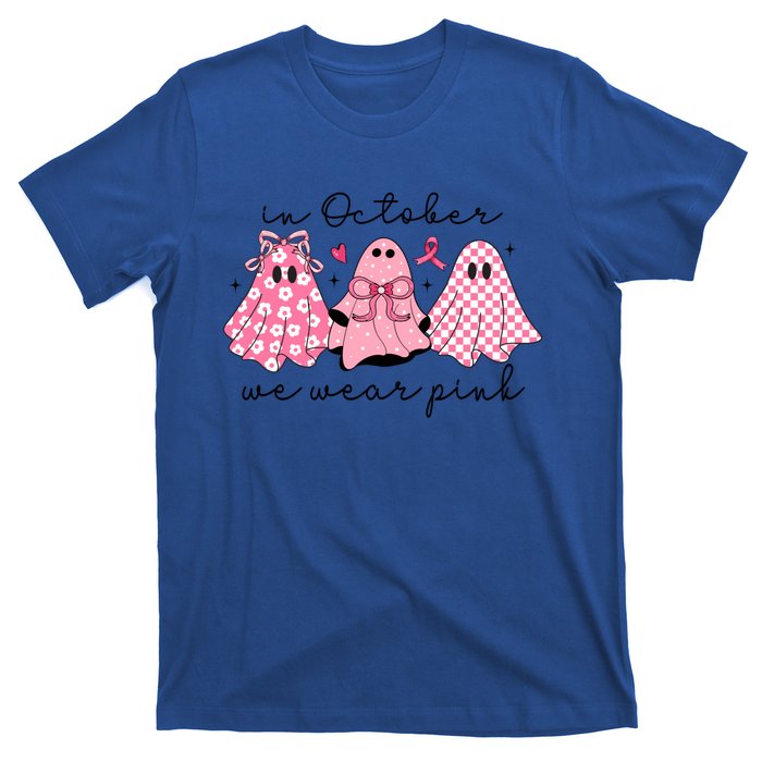 In October We Wear Cute Ghost S Cute Gift T-Shirt