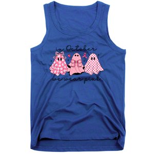 In October We Wear Cute Ghost S Cute Gift Tank Top