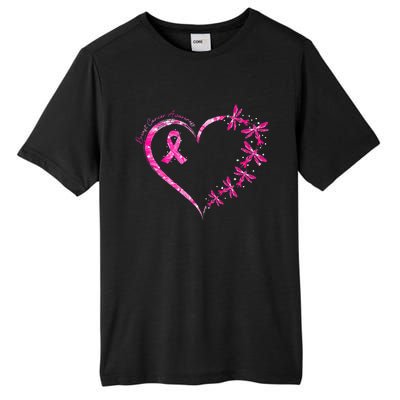 In October We Wear Pink Breast Cancer Awareness Dragonfly Tall Fusion ChromaSoft Performance T-Shirt