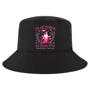 In October We Wear Ghost Witch Breast Cancer Awareness Cool Comfort Performance Bucket Hat