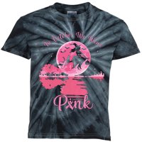 In October We Wear Witch Breast Cancer Halloween Kids Tie-Dye T-Shirt