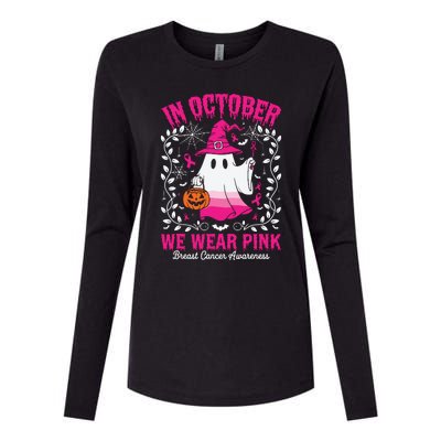 In October We Wear Womens Cotton Relaxed Long Sleeve T-Shirt