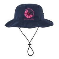 In October We Wear Pink Sunflower Breast Cancer Awareness Legacy Cool Fit Booney Bucket Hat