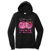 In October We Wear Pink Ribbon Pumpkin Breast Cancer Warrior Women's Pullover Hoodie