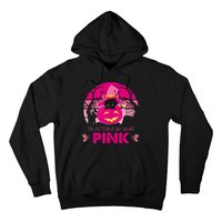 In October We Wear Pink Jack O Lantern Witch Cat Hoodie