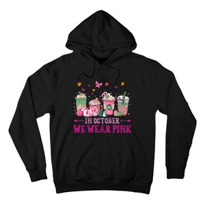 In October We Wear Pink Gnomes Breast Cancer Halloween Hoodie