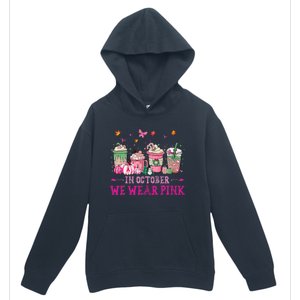 In October We Wear Pink Gnomes Breast Cancer Halloween Urban Pullover Hoodie