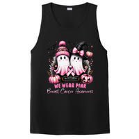 In October We Wear P.Ink Ghost Witch Breast Cancer Awareness Gift PosiCharge Competitor Tank