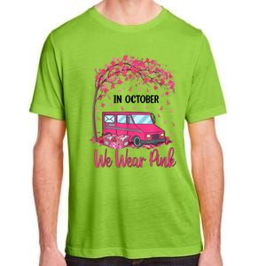 In October We Wear Pink Mail Carrier Postal Workers Adult ChromaSoft Performance T-Shirt