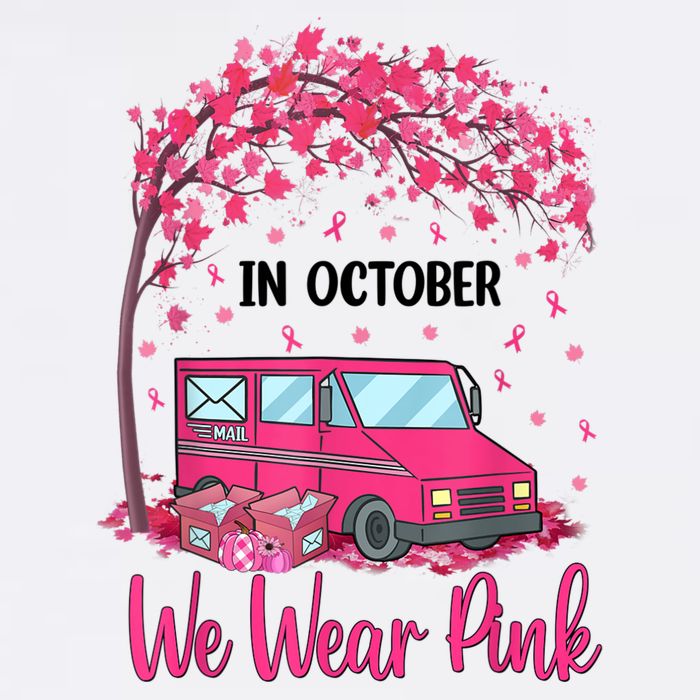 In October We Wear Pink Mail Carrier Postal Workers Mug
