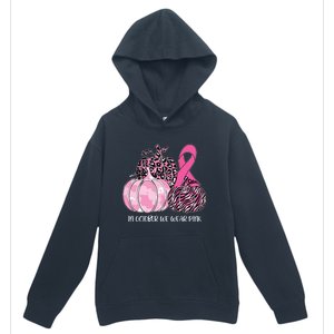 In October We Wear Pink Ribbon Pumpkin Breast Cancer Urban Pullover Hoodie