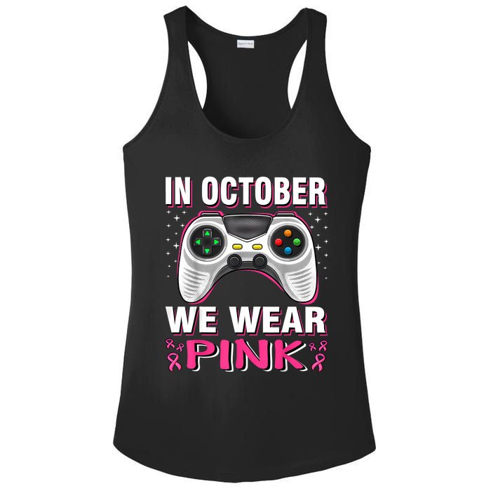 In October We Wea Gift Ladies PosiCharge Competitor Racerback Tank