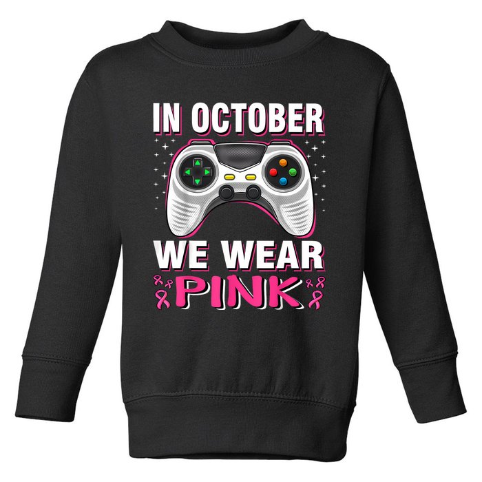 In October We Wea Gift Toddler Sweatshirt