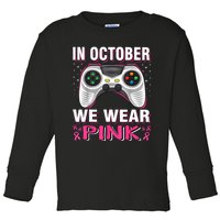 In October We Wea Gift Toddler Long Sleeve Shirt