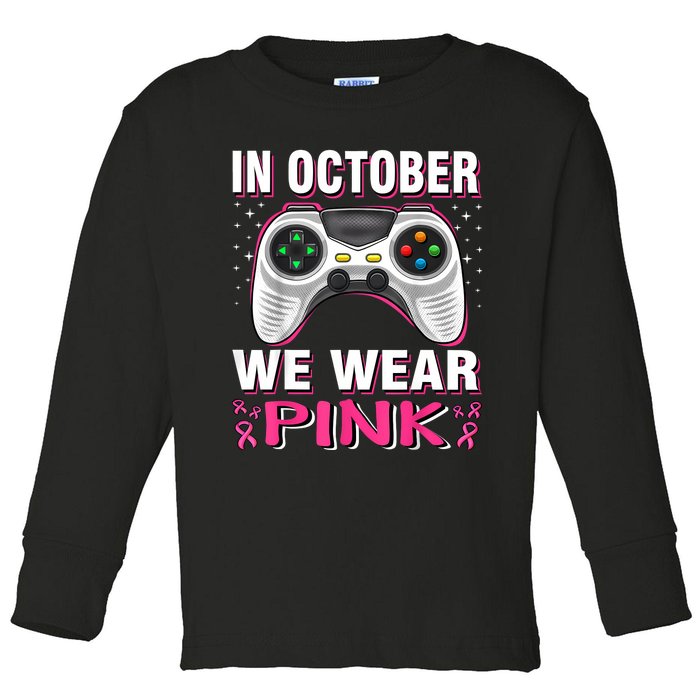 In October We Wea Gift Toddler Long Sleeve Shirt