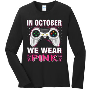 In October We Wea Gift Ladies Long Sleeve Shirt