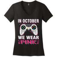 In October We Wea Gift Women's V-Neck T-Shirt