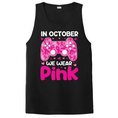 In October We Wear Pin.K Breast Cancer Gaming PosiCharge Competitor Tank