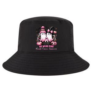 In October We Wear Ghost Witch Breast Cancer Awareness Cool Comfort Performance Bucket Hat