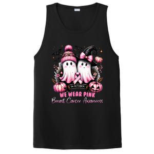 In October We Wear Ghost Witch Breast Cancer Awareness PosiCharge Competitor Tank