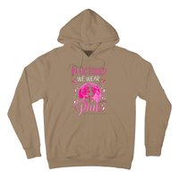 In October We Wear Pink Pumpkin Breast Cancer Awareness Cute Hoodie