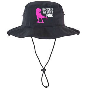 In October We Wear Pink Dinosaur T Rex Legacy Cool Fit Booney Bucket Hat