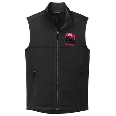 In October We Wear Pink Ribbon Witch Halloween Breast Cancer Collective Smooth Fleece Vest