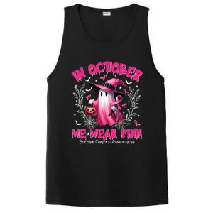 In October We Wear Ghost Witch Breast Cancer Awareness PosiCharge Competitor Tank