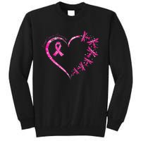 In October We Wear Pink Breast Cancer Awareness Dragonfly Tall Sweatshirt