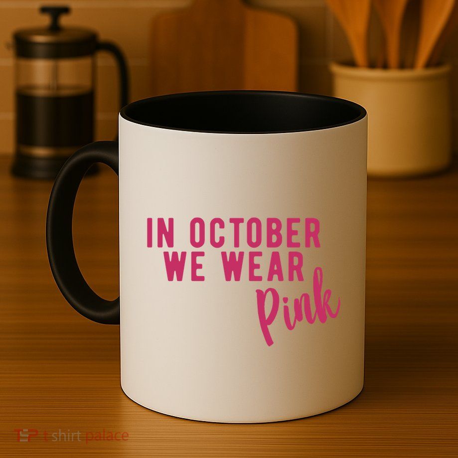 In October We Wear Pink Mug