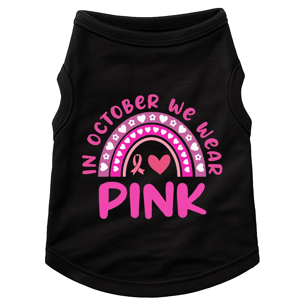In October We Wear Pink Doggie Tank
