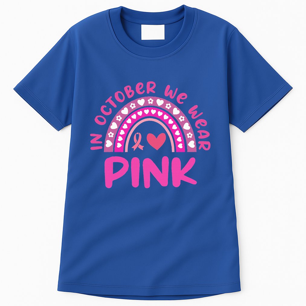 In October We Wear Pink Tall T-Shirt