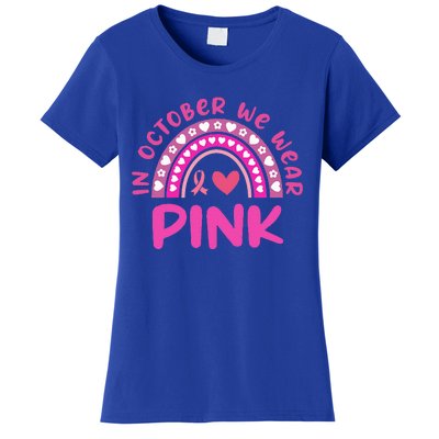 In October We Wear Pink Women's T-Shirt