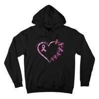 In October We Wear Pink Breast Cancer Awareness Dragonfly Hoodie