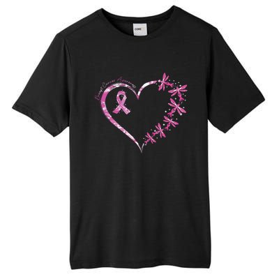 In October We Wear Pink Breast Cancer Awareness Dragonfly Tall Fusion ChromaSoft Performance T-Shirt