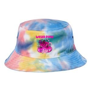 In October We Wear Pink Pumpkin Fall Tie Dye Newport Bucket Hat