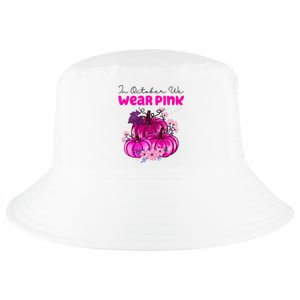 In October We Wear Pink Pumpkin Fall Cool Comfort Performance Bucket Hat