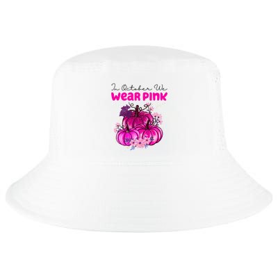 In October We Wear Pink Pumpkin Fall Cool Comfort Performance Bucket Hat