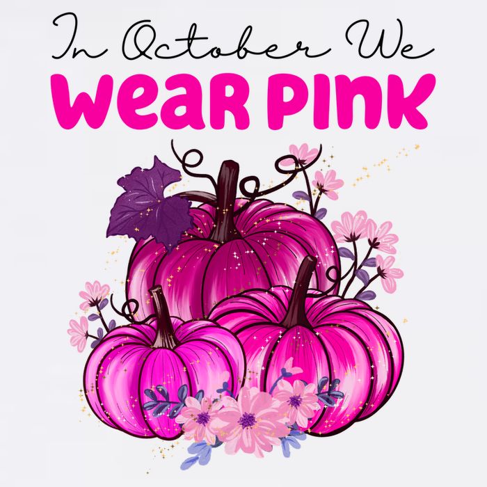 In October We Wear Pink Pumpkin Fall Cooling Performance Crew T-Shirt