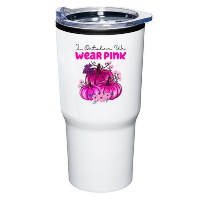 In October We Wear Pink Pumpkin Fall Tumbler