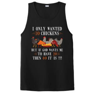 I Only Wanted 10 Chickens But If 20 Then 40 Chicken Farmer PosiCharge Competitor Tank