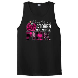 In October We Wear Pink Breast Cancer Pumpkin PosiCharge Competitor Tank