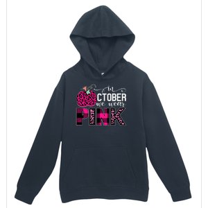 In October We Wear Pink Breast Cancer Pumpkin Urban Pullover Hoodie